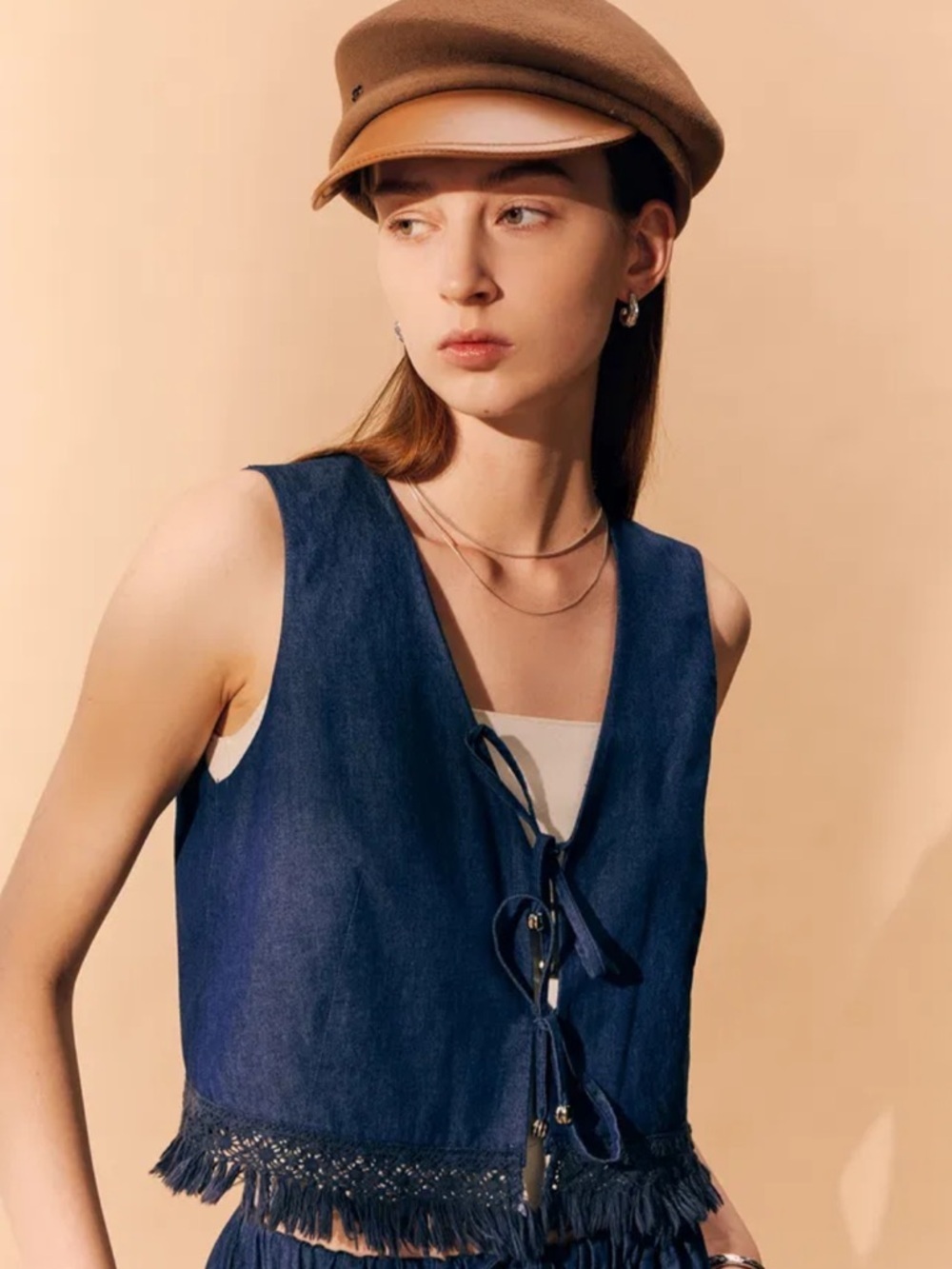 New Fabrique Velia Handcrafted Tassel Vest